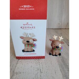 Hallmark little reindeer ornament Xmas cute